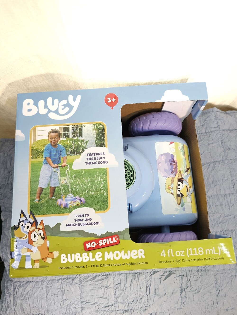 Nib Bluey No Spill bubble mower